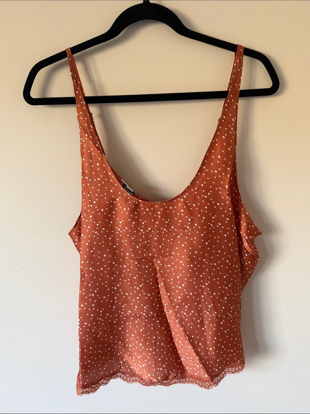 999. POL POKA DOT TIE BACK TANK